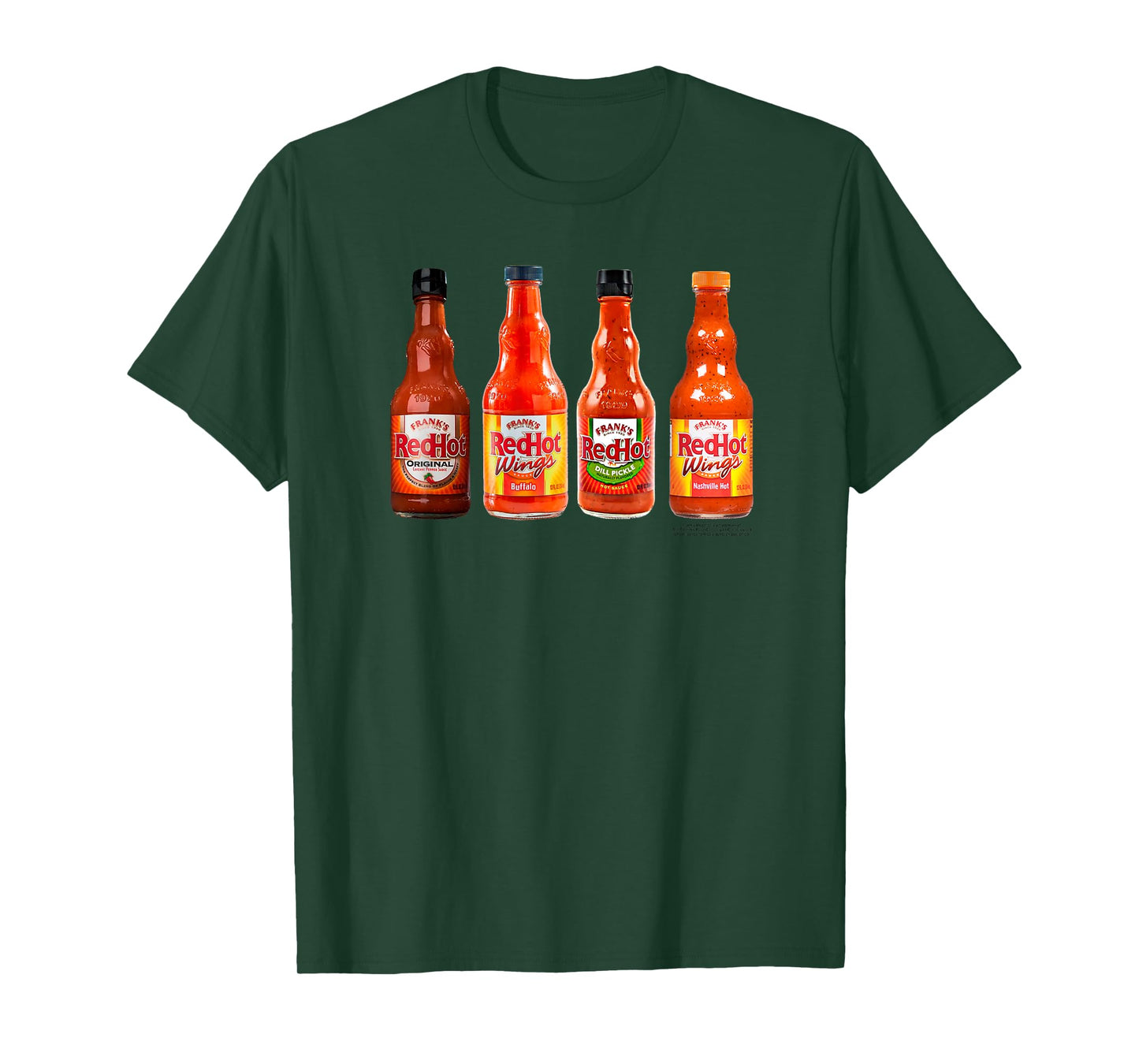 Frank's RedHot Bottles of Hot Sauce Funny T-Shirt