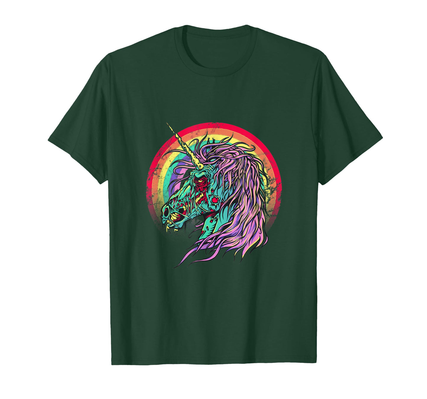 Zombie Unicorn Unicorn Halloween T-Shirt