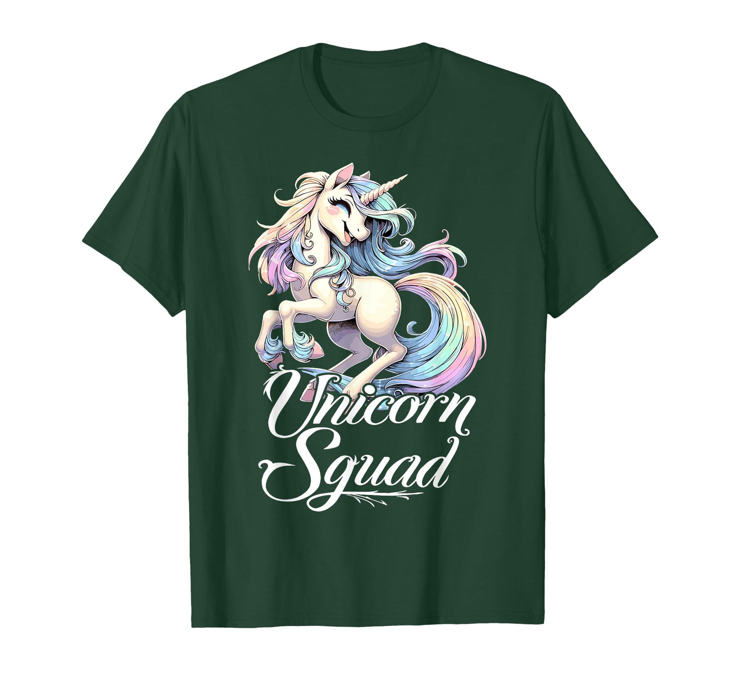 Unicorn Squad Birthday Party Cute Unicorn Girl T-Shirt