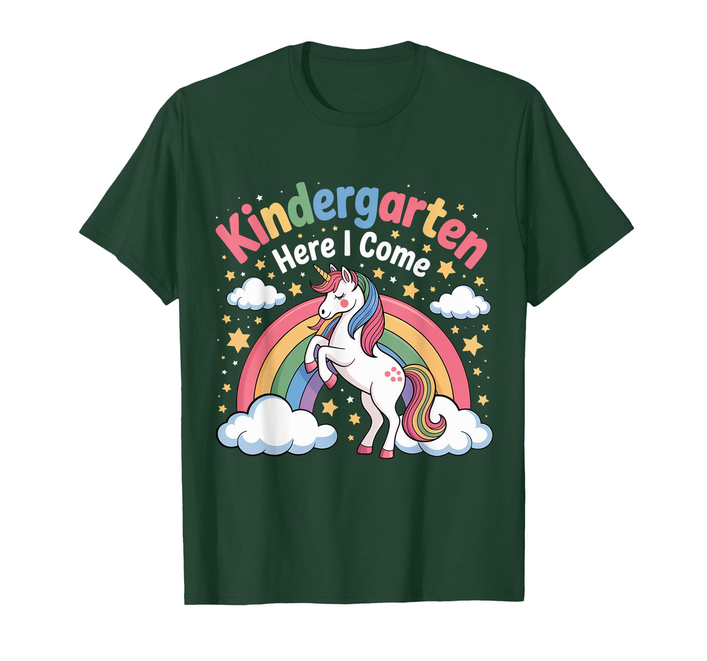 Unicorn Kindergarten Here I come School Kindergarten Girl T-Shirt