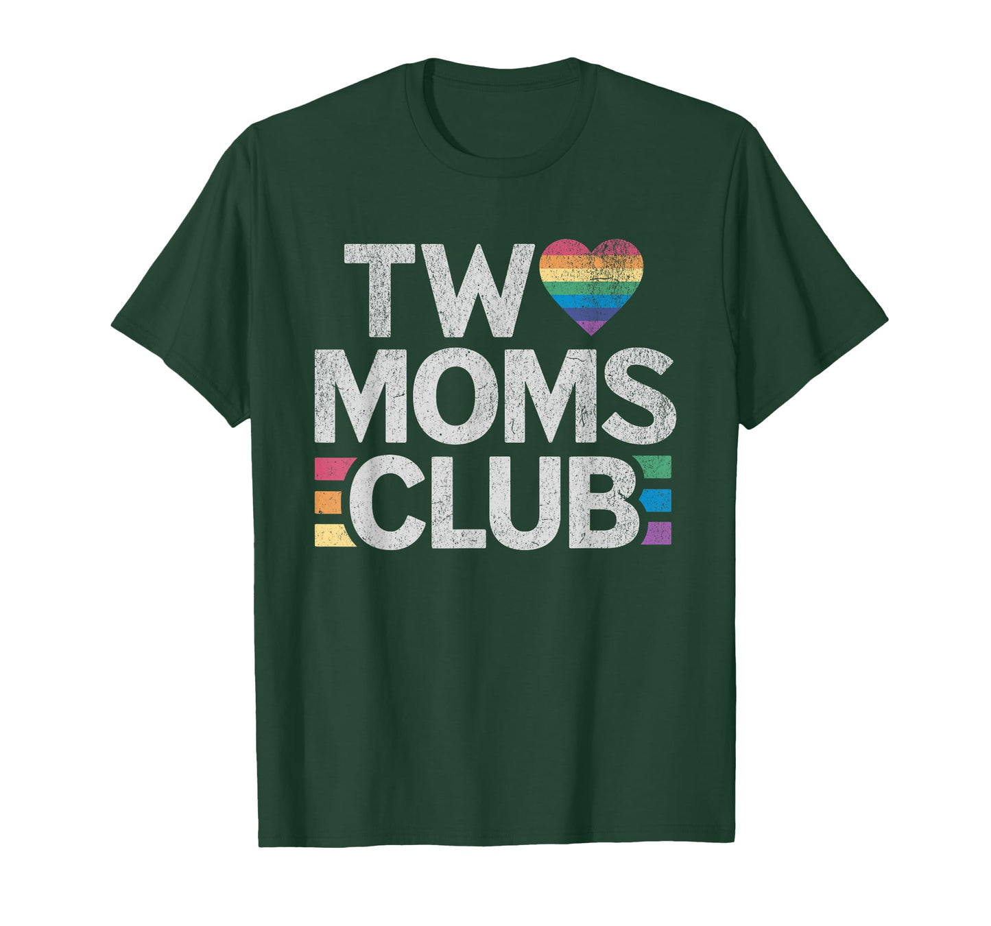 LGBT Mother's Day - Two Moms Club Gay Pride Month T-Shirt