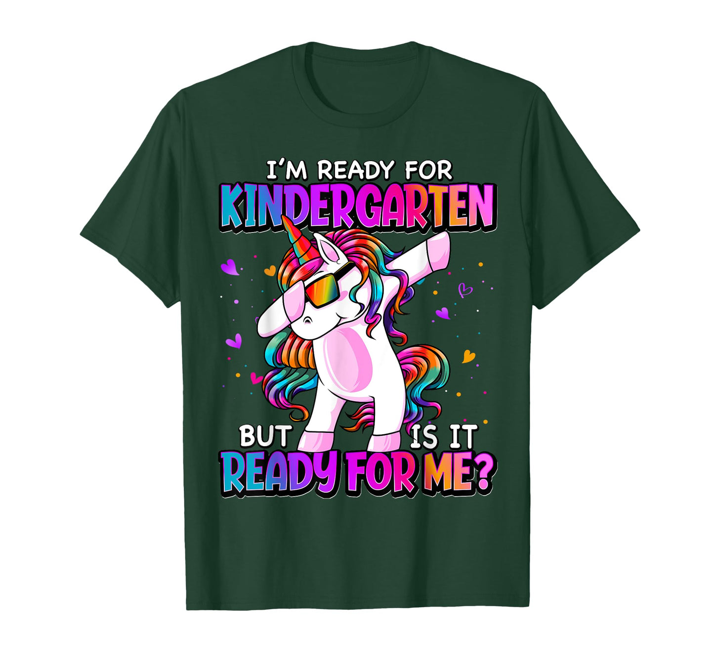 I'm Ready For Kindergarten Back To School Kindergarten Girls T-Shirt