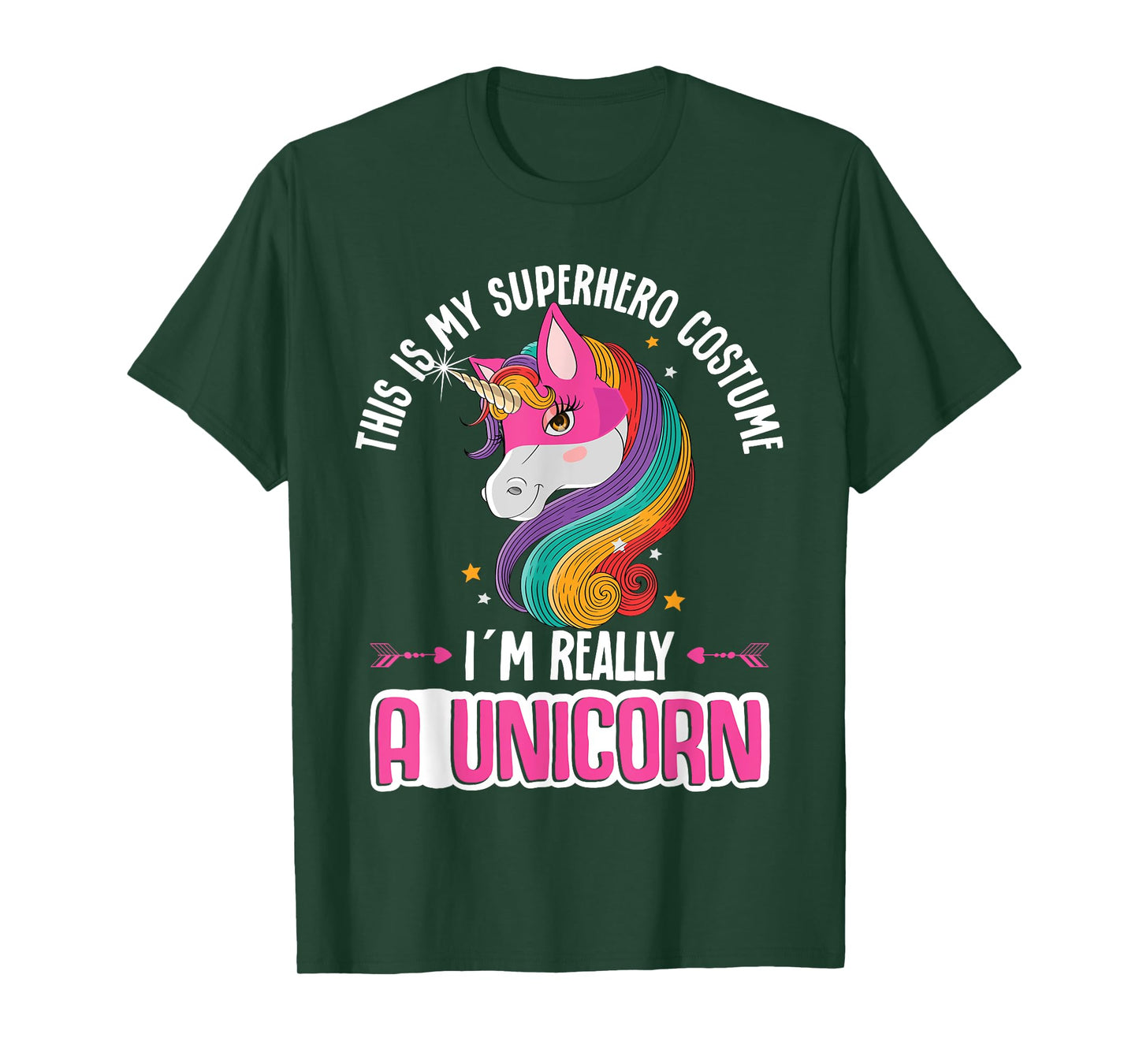 Unicorn This Is My Superhero Costume I´m Really A Unicorn T-Shirt
