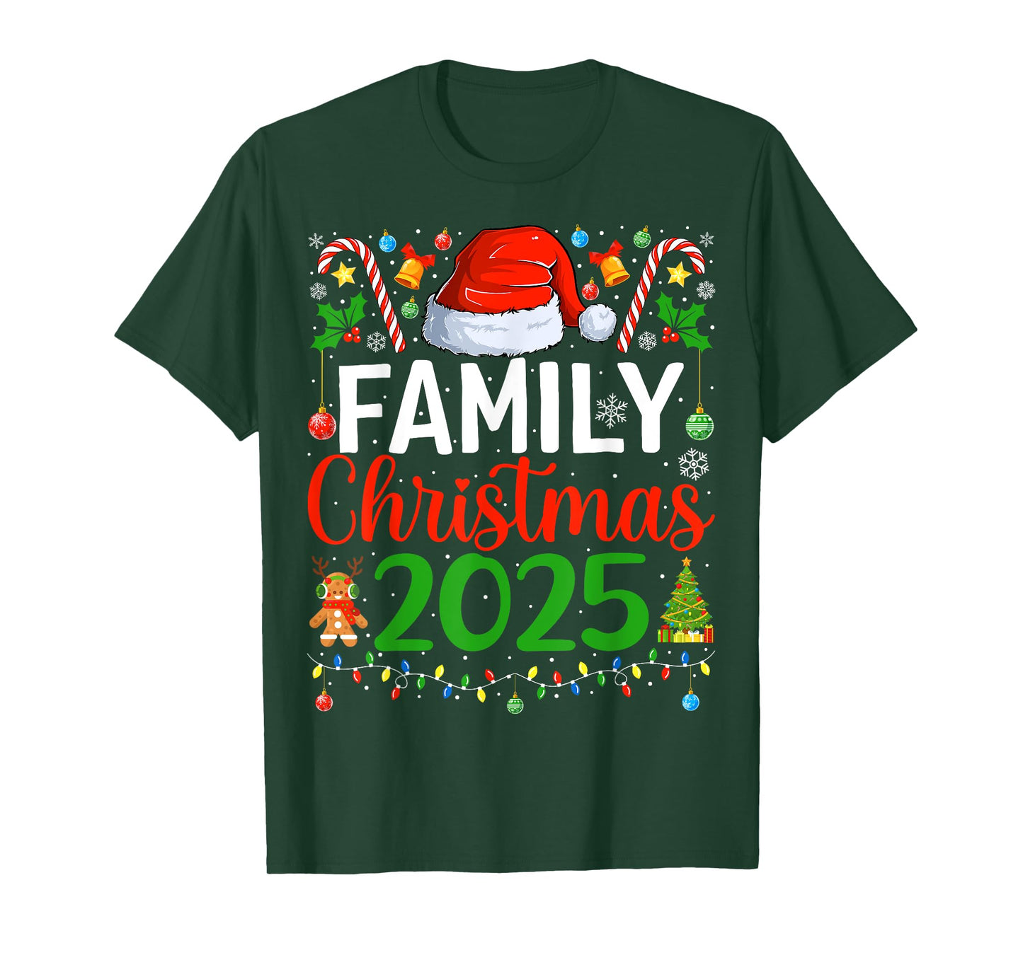 Family Christmas 2025 Matching Pajamas Xmas Family Christmas T-Shirt