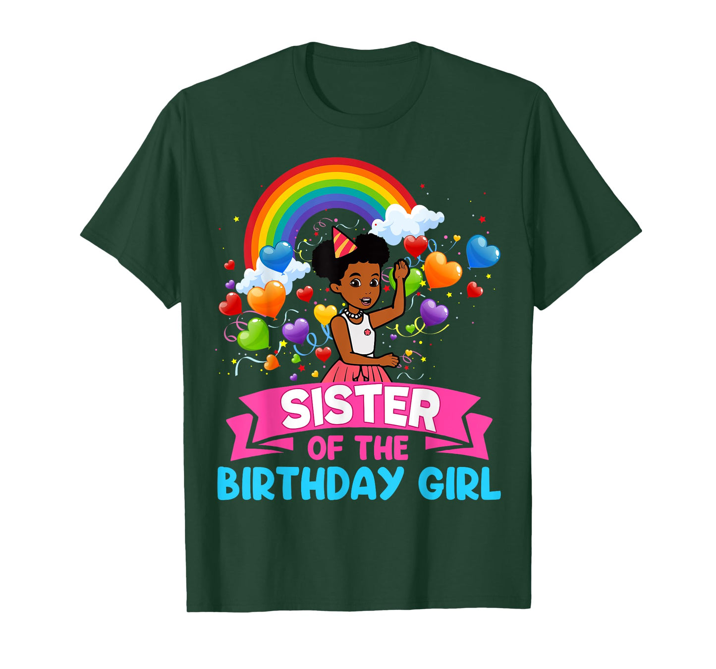 Sister Of Birthday Girl Gracie Birthday Dolls Girl Party T-Shirt