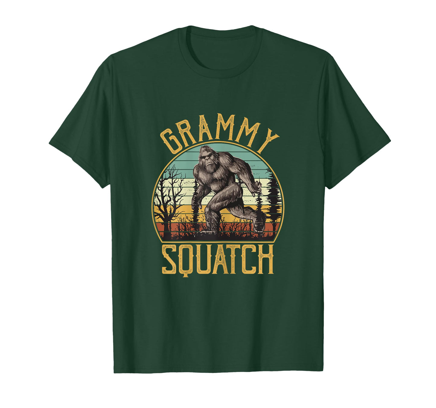 Grammy Squatch Bigfoot Grandma Sasquatch Family Matching T-Shirt