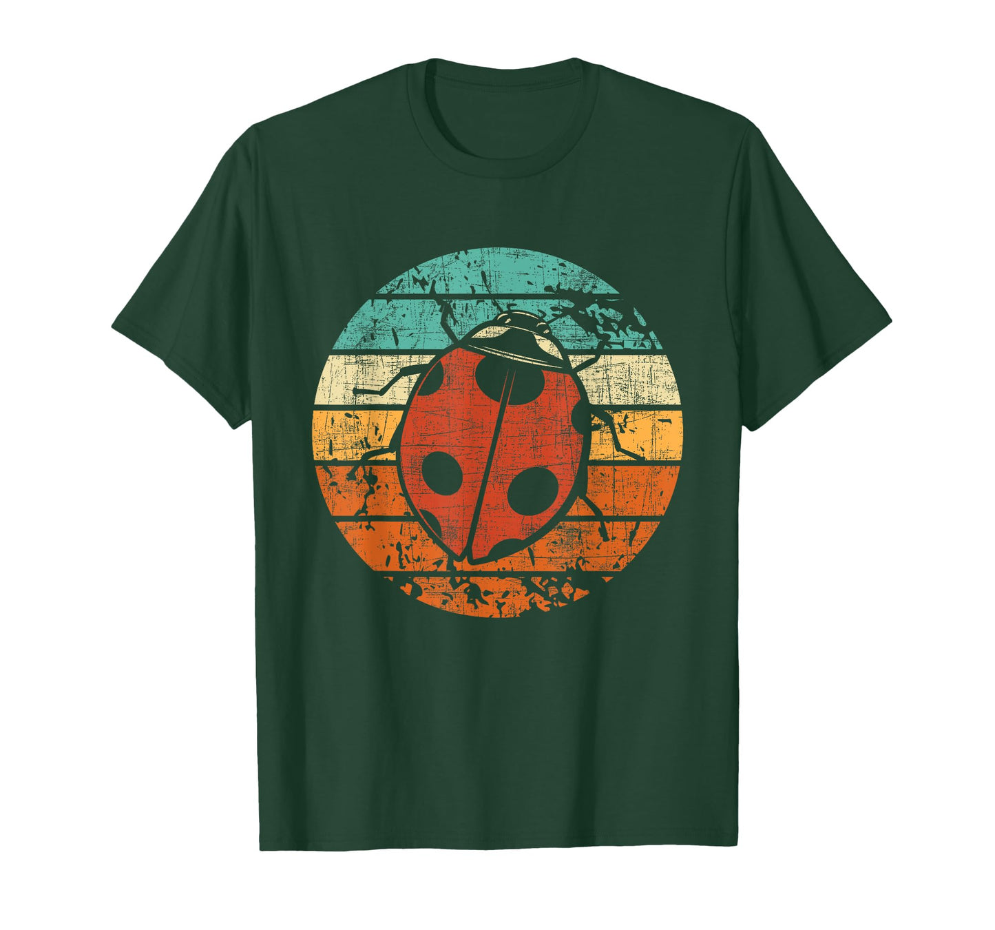 Retro Vintage Ladybug - Animal Insect Lover Ladybird Beetle T-Shirt