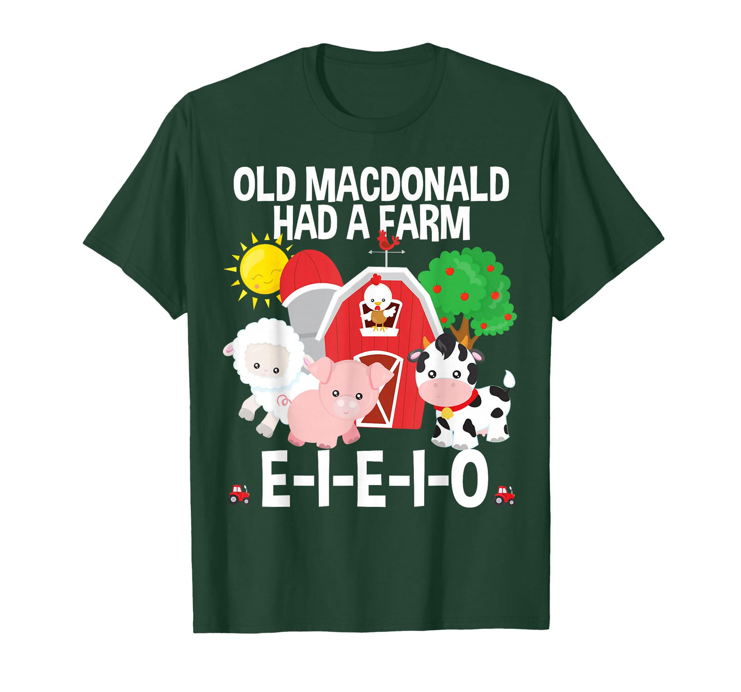 Toddler Kids Old MacDonald Had a Farm E-I-E-I-O Nursery Song T-Shirt