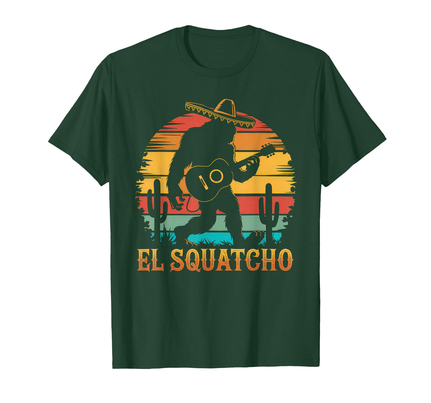 El Squatcho Tshirt Men Women Bigfoot Sasquatch Mexican T-Shirt