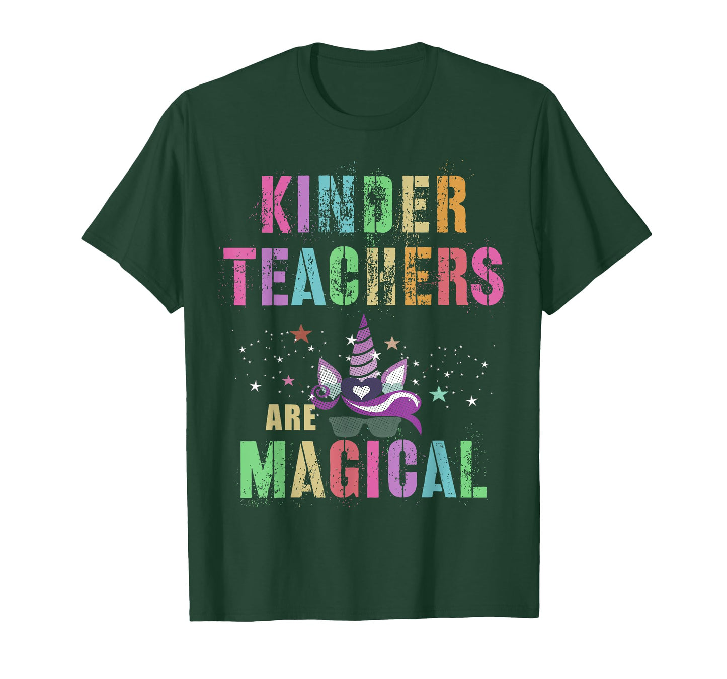 Funny KINDERGARTEN TEACHERS ARE MAGICAL I'm Unicorn Squad Men Women Kids T-Shirt
