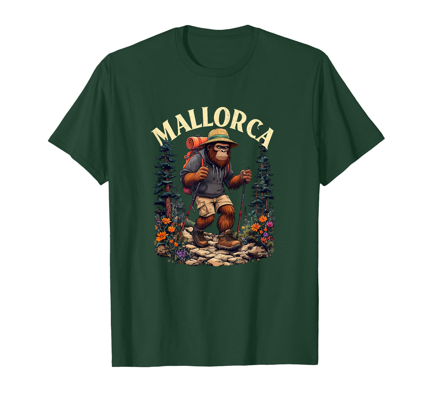 Mallorca Hiking Bigfoot T-Shirt