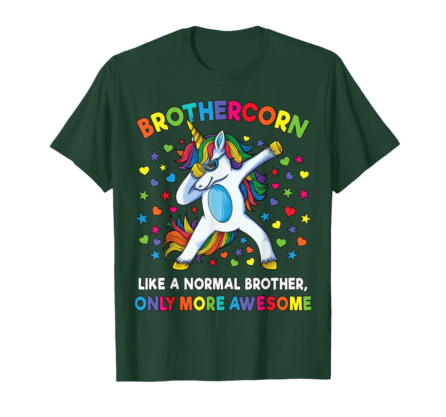Brothercorn Like A Brother Only Awesome Dabbing Unicorn Men T-Shirt