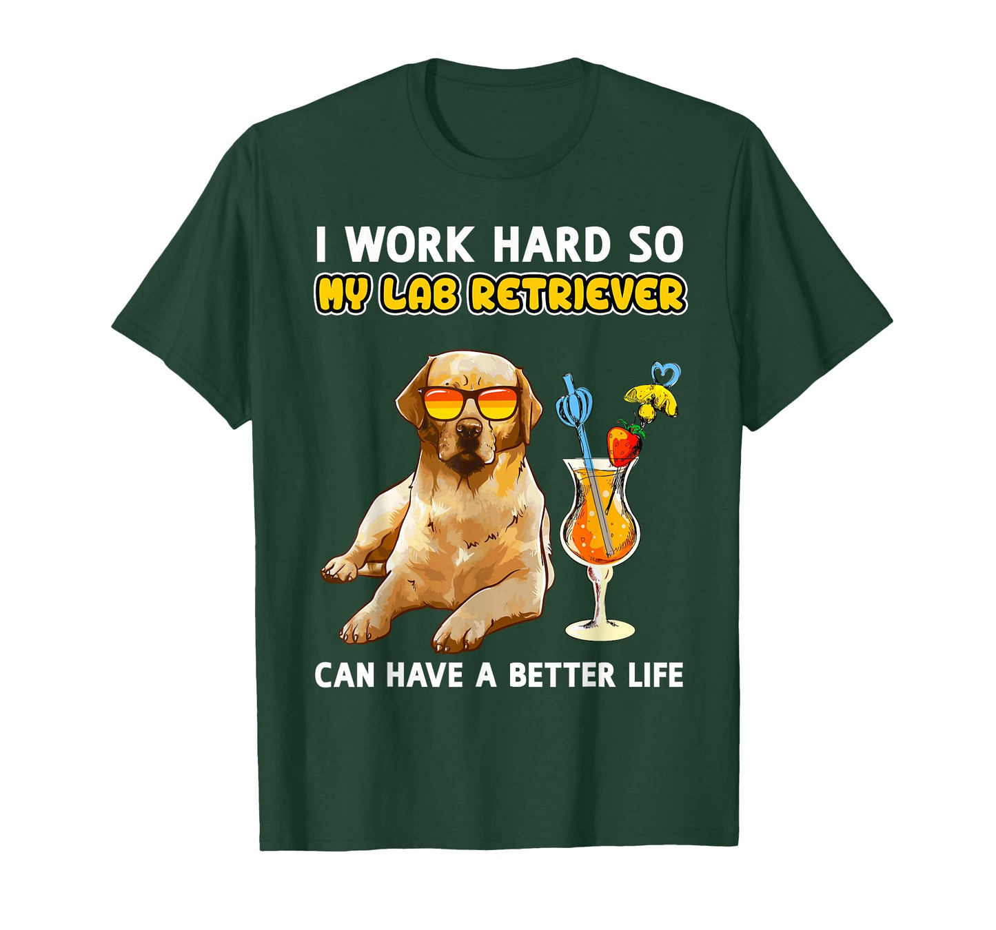 Funny Yellow Lab Shirt Labrador Retriever Lover T-Shirt