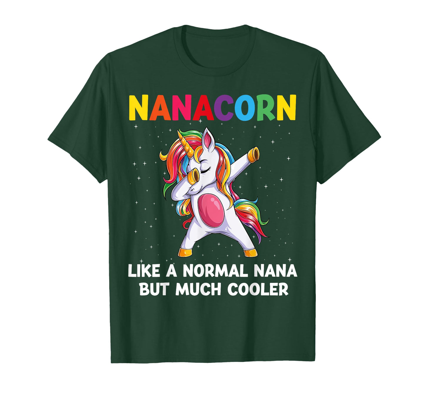 NanaCorn Nana Unicorn Birthday Family Matching Bday Party T-Shirt