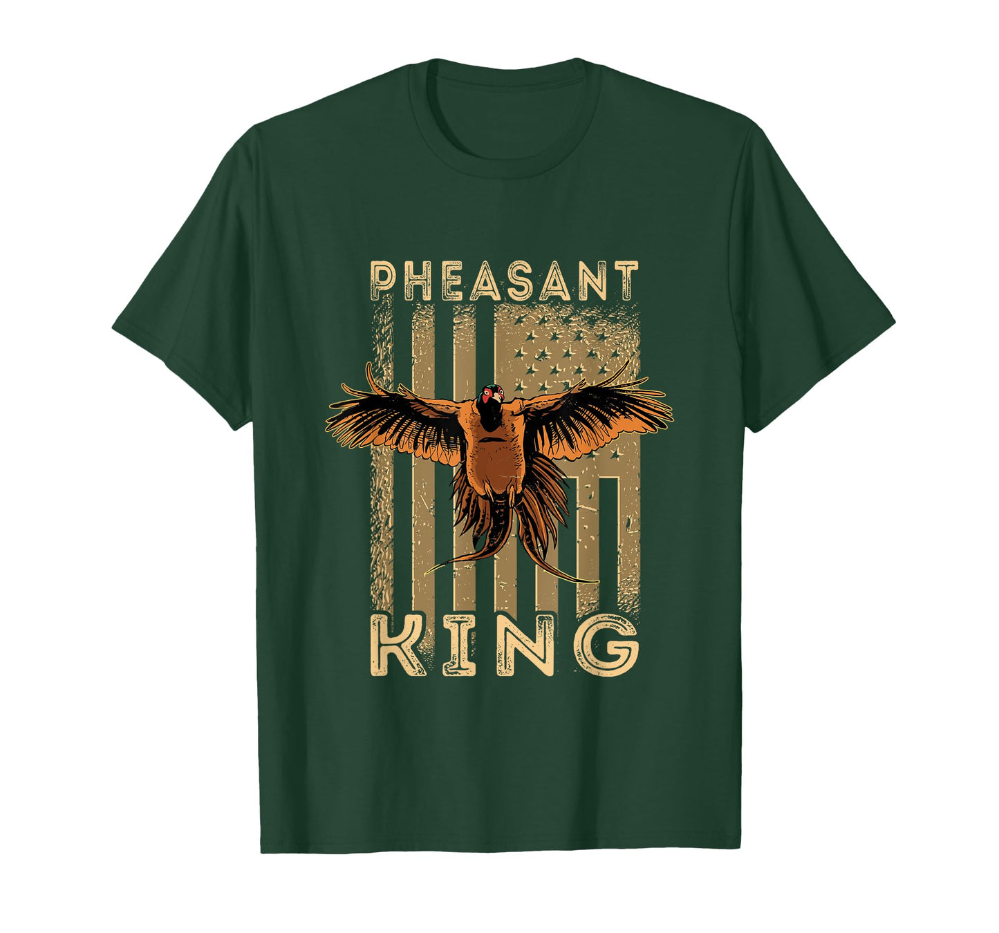 Pheasant Hunting USA American Pheasant King Pheasant Hunter T-Shirt
