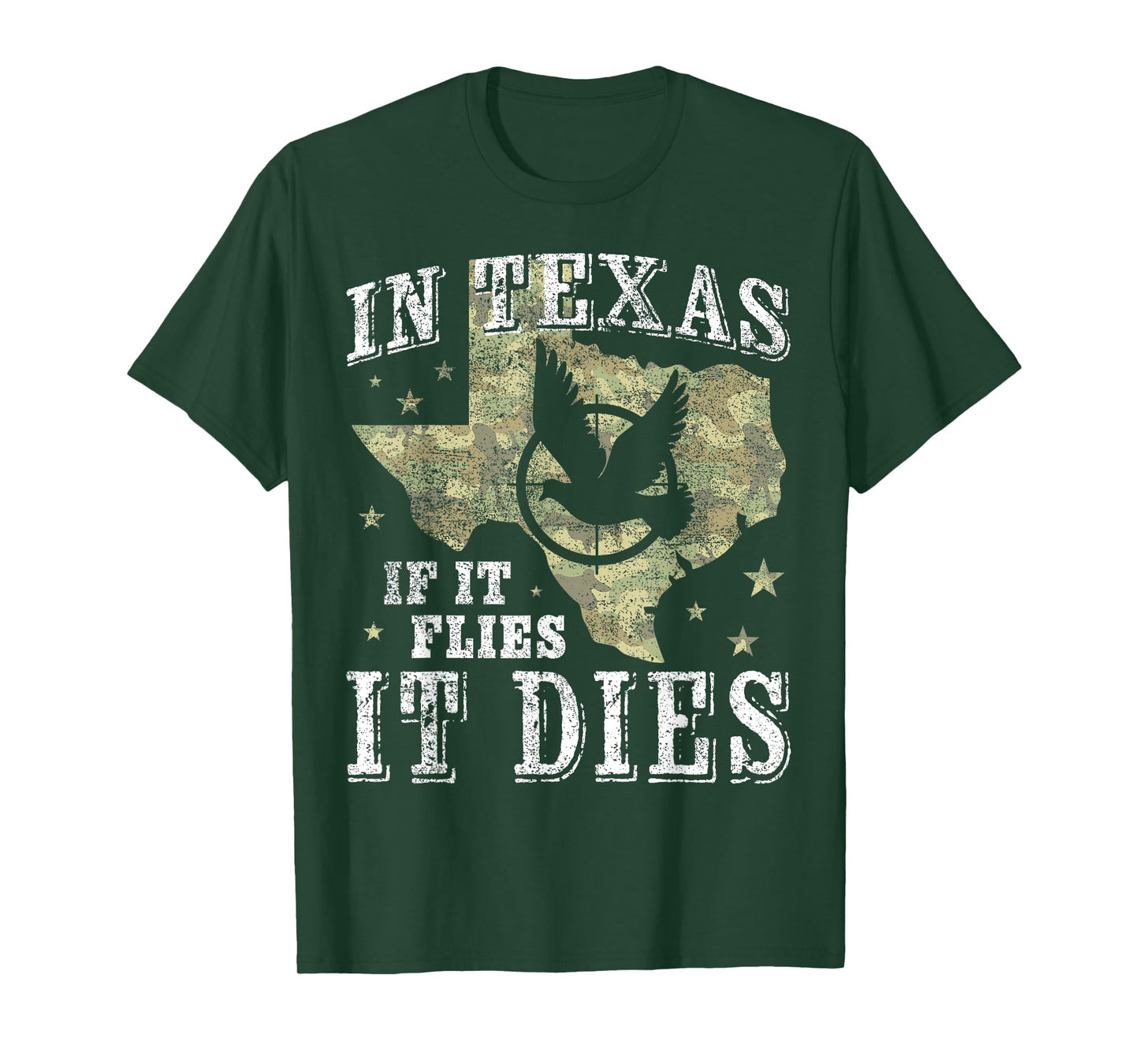 Texas Dove Hunting Season - It Flies It Dies - Dove Hunter T-Shirt