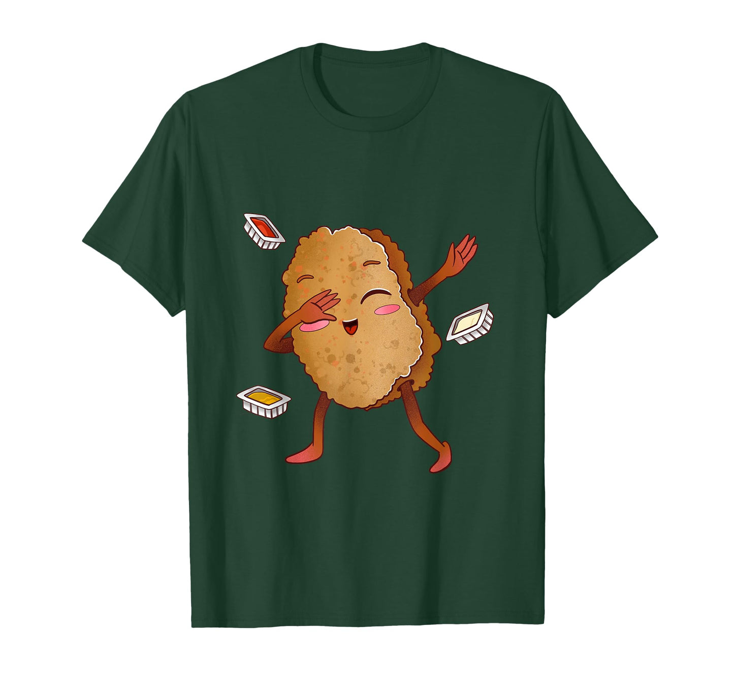 Funny Dabbing Chicken Nugget Chicken Nuggets Lover T-Shirt