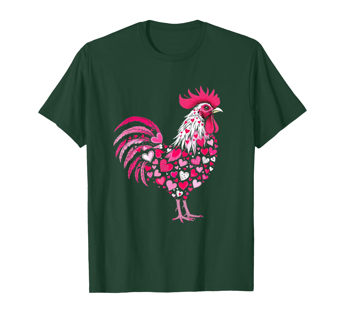 Valentine's Day Love Chickens Heart for farmers T-Shirt