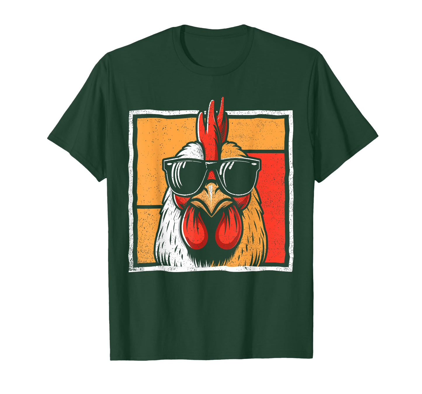 Chicken Vintage Funny rooster Farmer Chickens Fathers Day T-Shirt