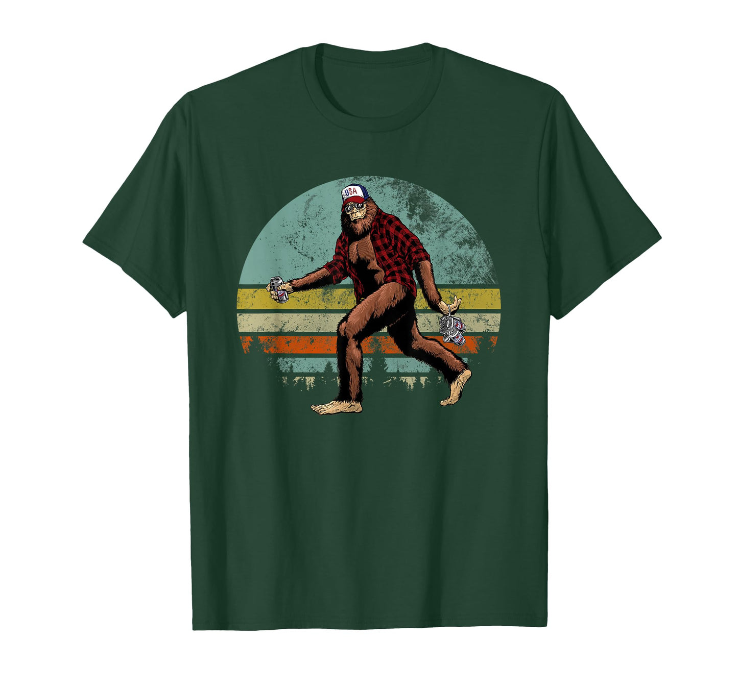 Bigfoot Loves Beer - Beer Me - Funny Bigfoot Beer Sasquatch T-Shirt