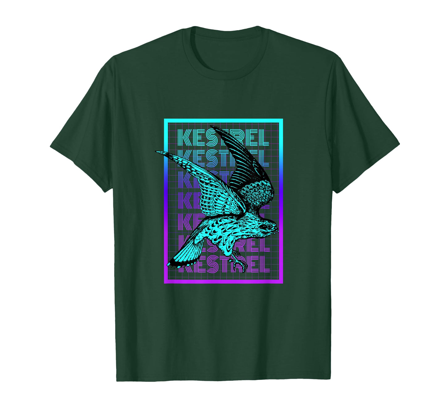 Kestrel Bird Vintage Retro Kestrel T-Shirt