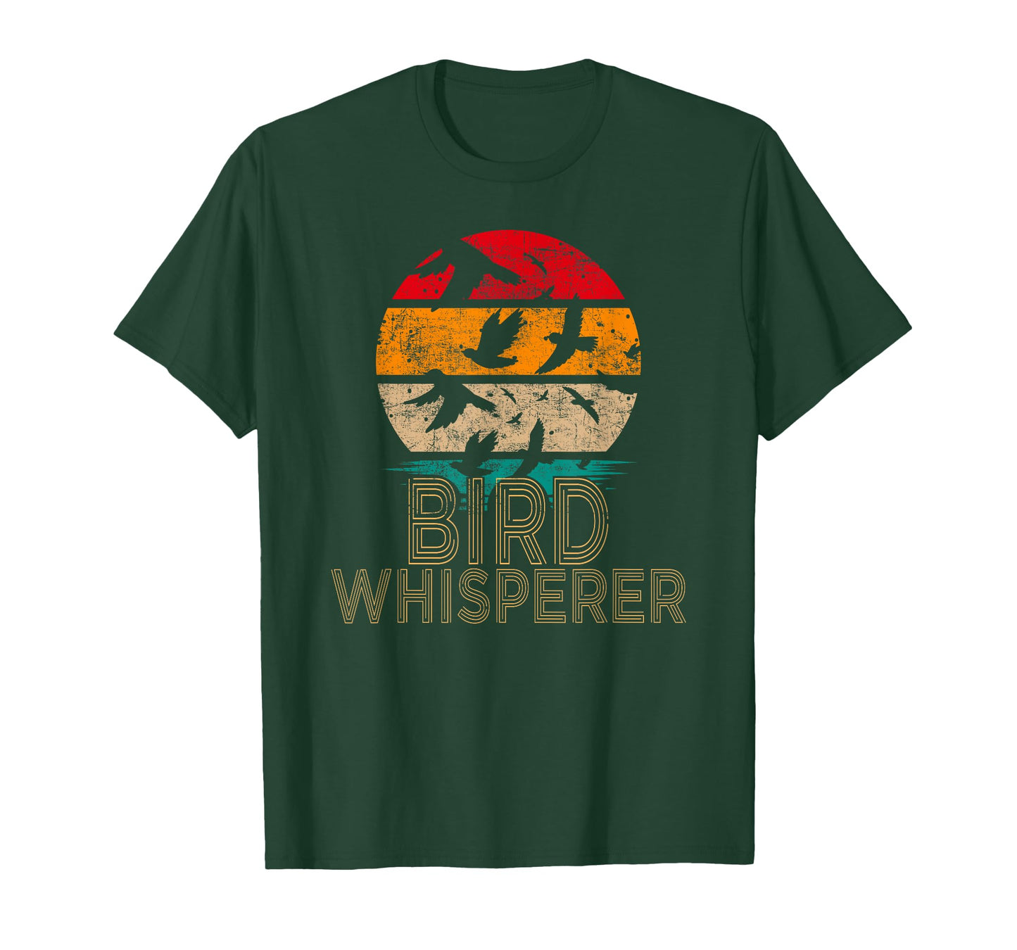 Bird Whisperer Retro Vintage Distressed Bird Watcher T-Shirt