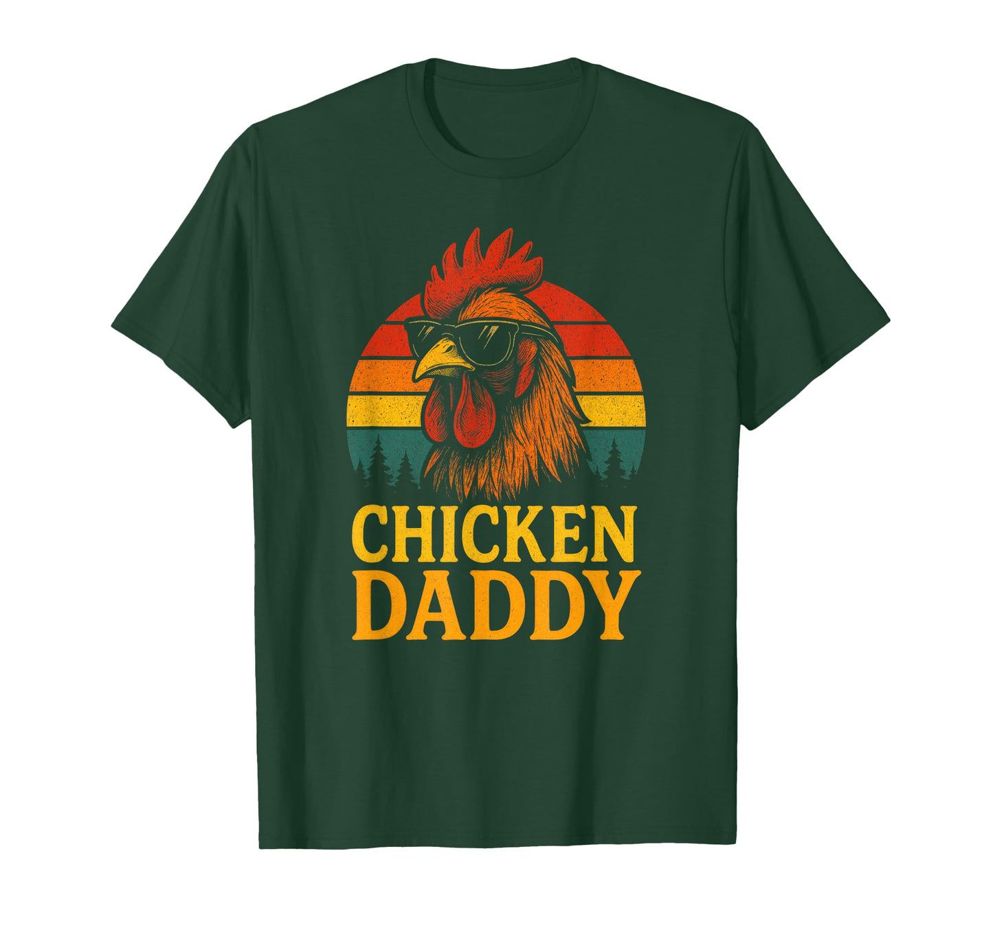 Chicken Daddy - Funny Poultry Farmer Retro T-Shirt