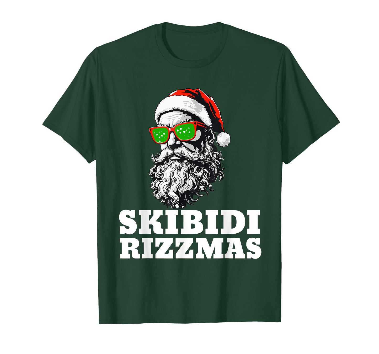 Skibidi Rizzmas - Santa Bruh Christmas Tee Rizz the Season T-Shirt