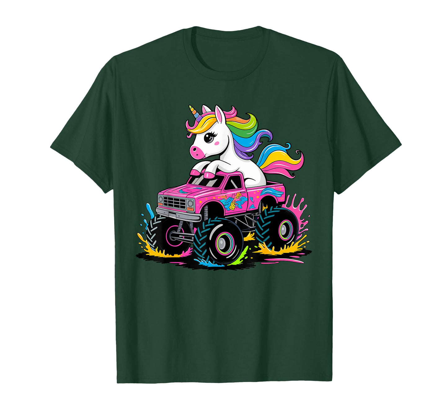Unicorn Monster Truck T-Shirt
