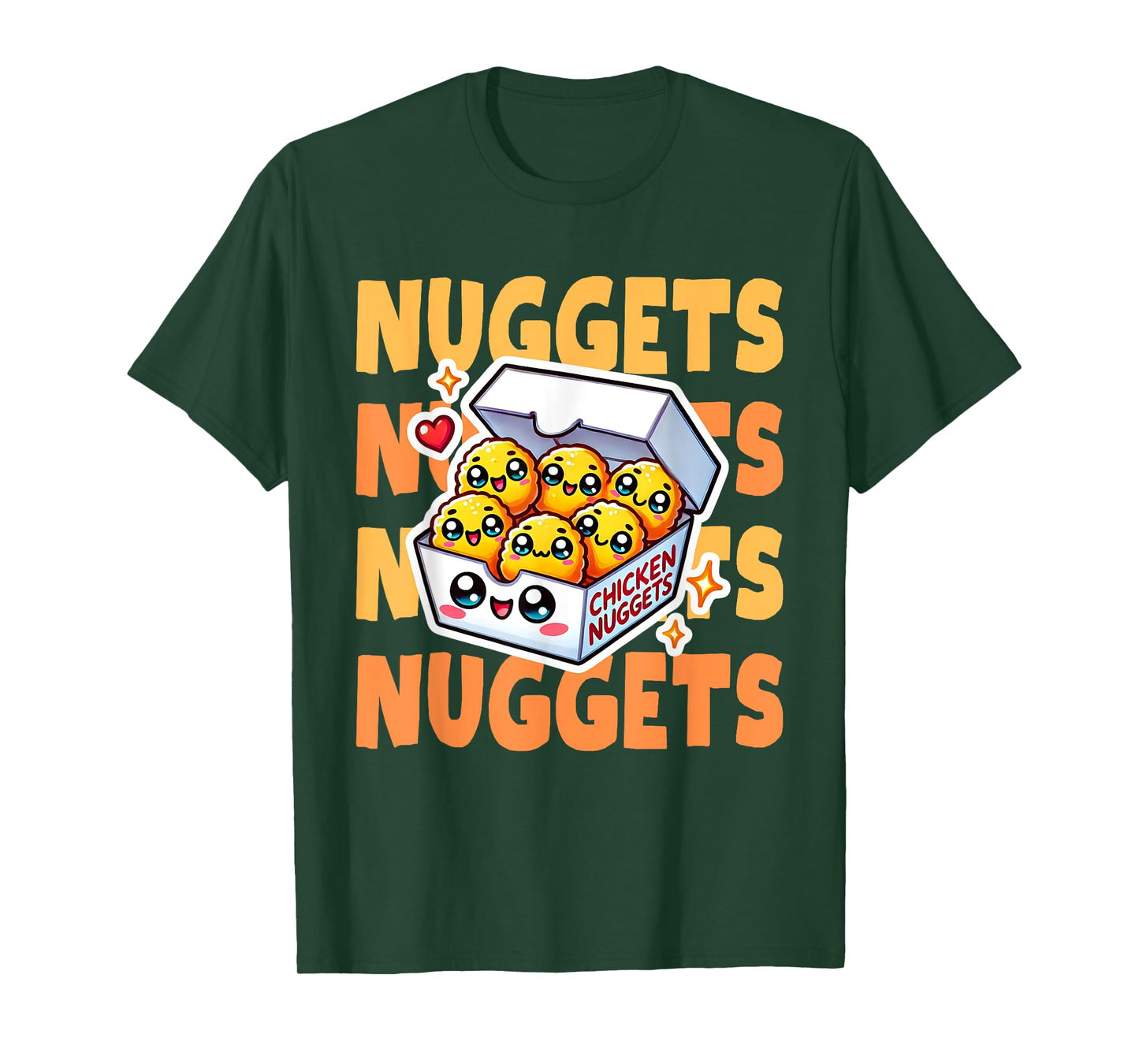 Chicken Nuggets Box Cute Kawaii T-Shirt