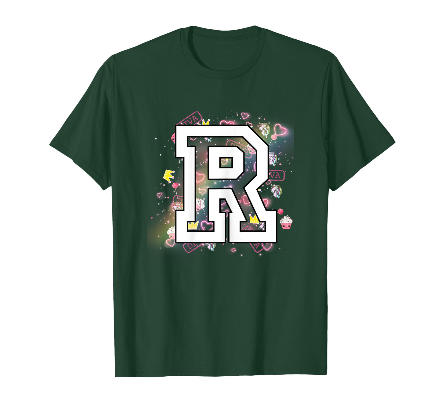 Kids Letter R Clothing For a Girl Who's Name Starts With R T-Shirt