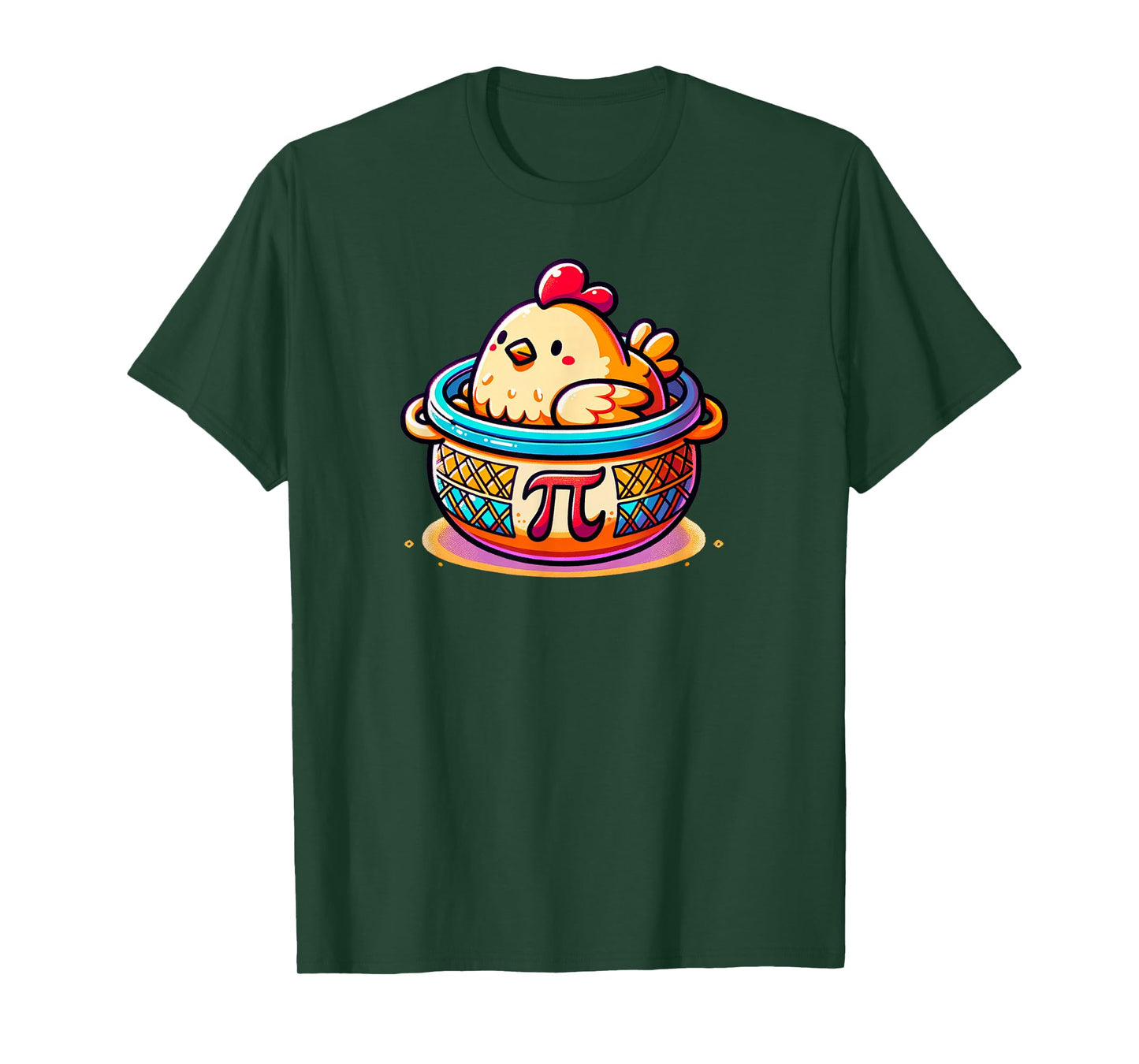 Chicken Pot Pie Funny Pi Day Math T-Shirt