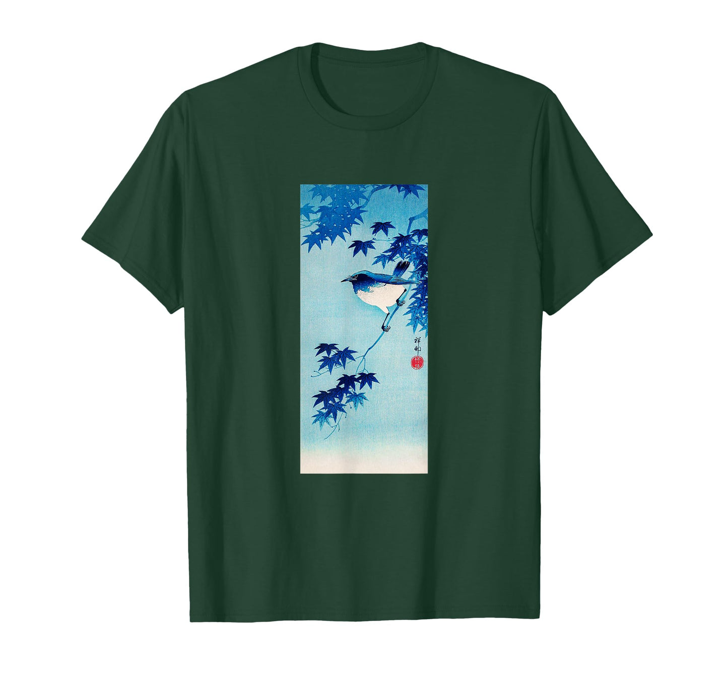 Aesthetic Vintage Japanese Shirt Bird Print Art Gifts Shirt T-Shirt