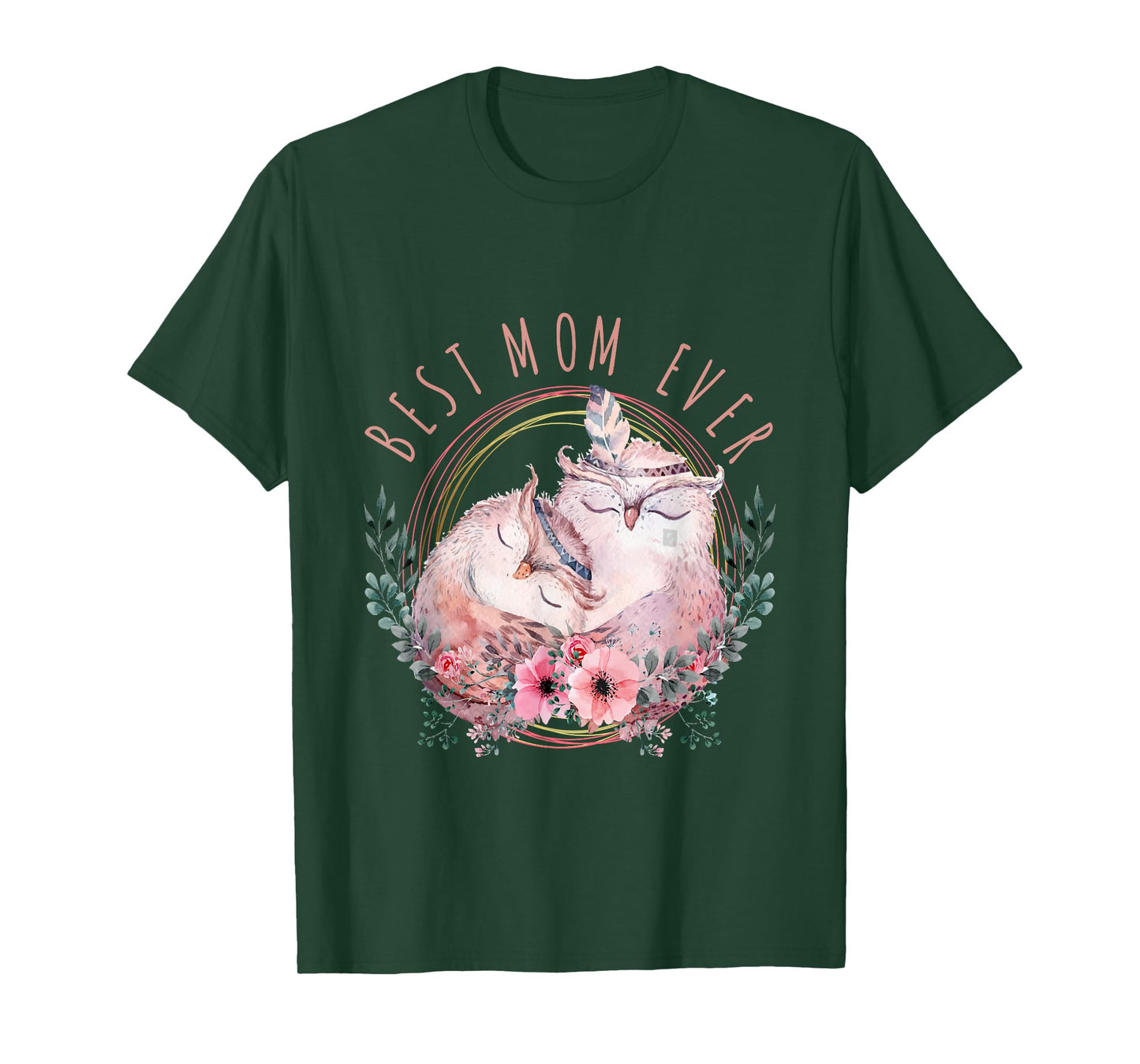 Mama Owl Shirt, Cute Owl, Mothers Day, best mom ever T-Shirt
