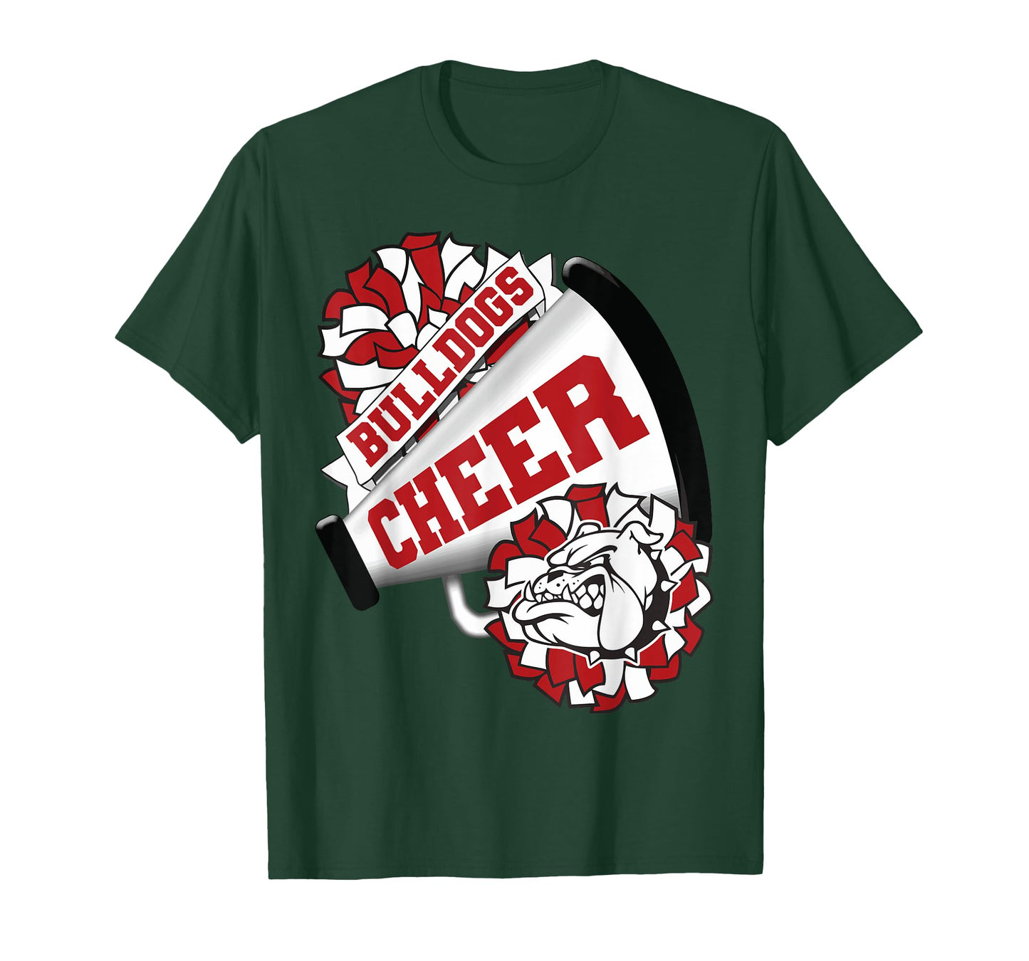 Dog Cheer Back To School Spirit Cheerleading T-Shirt