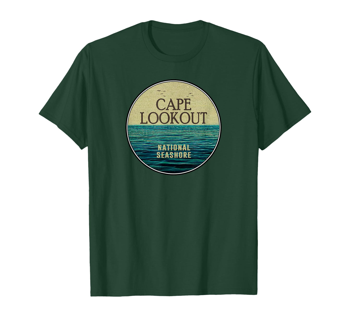 Cape Lookout National Seashore Ocean Birds T-Shirt