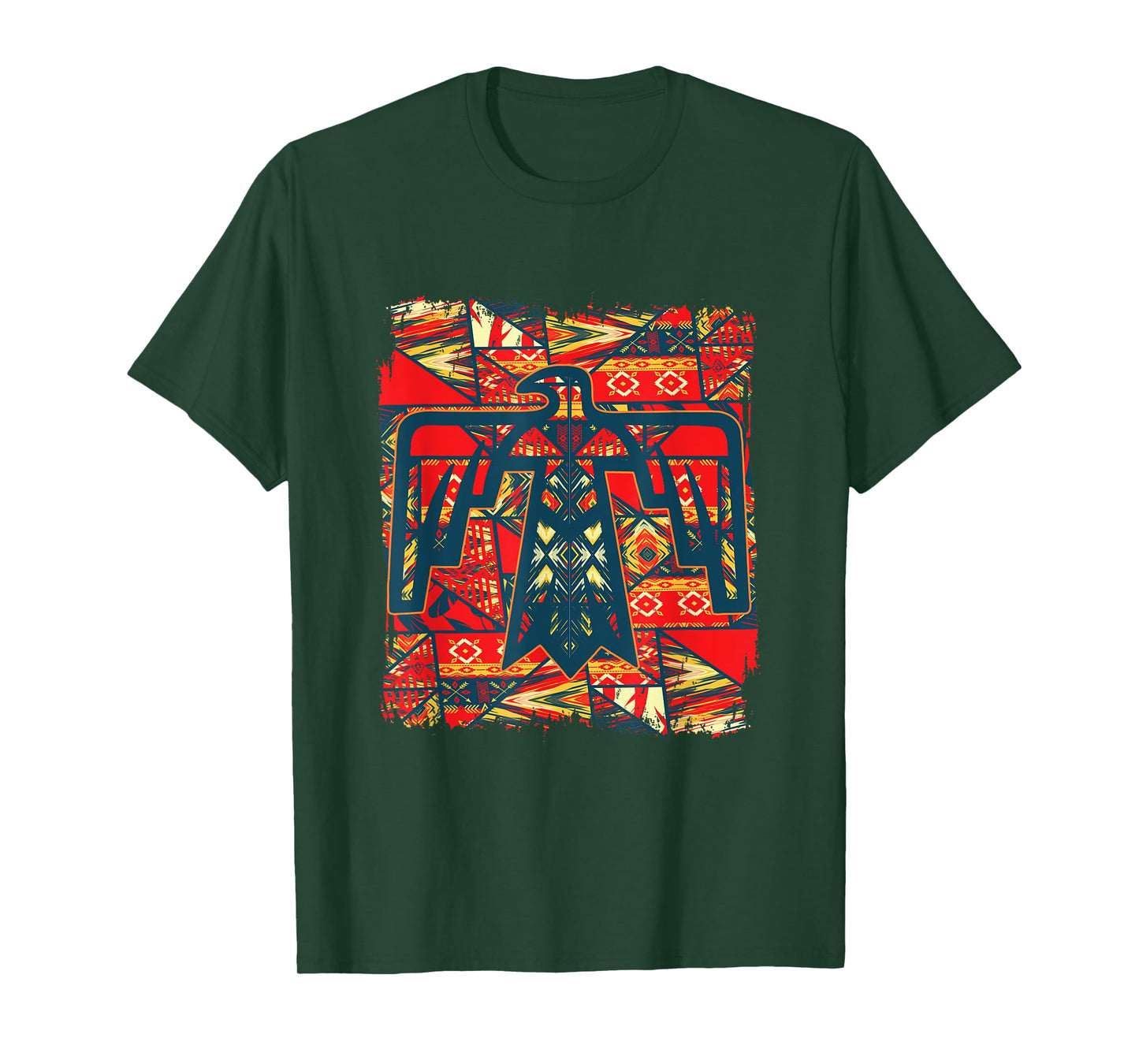 Native American Thunderbird Boho Indigenous Indian Tribe T-Shirt