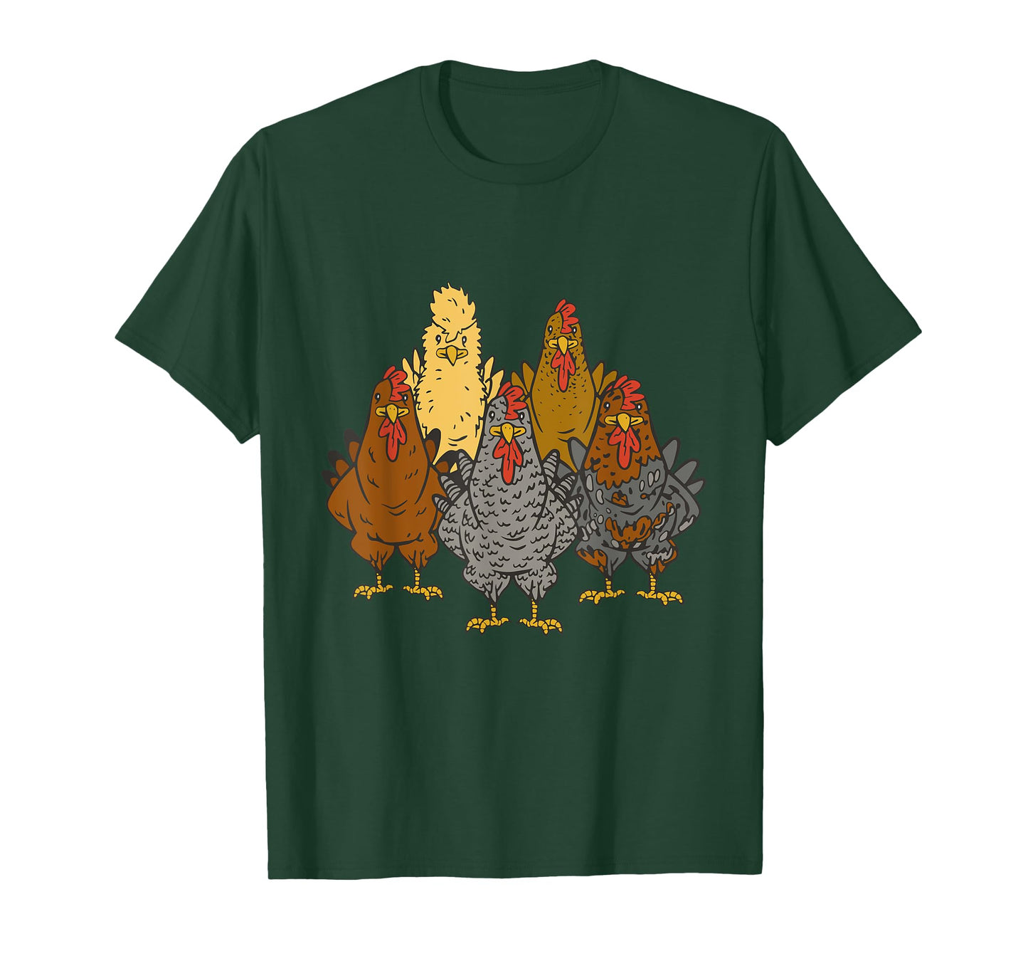 Chicken Animal Print Farm Chicken T-Shirt