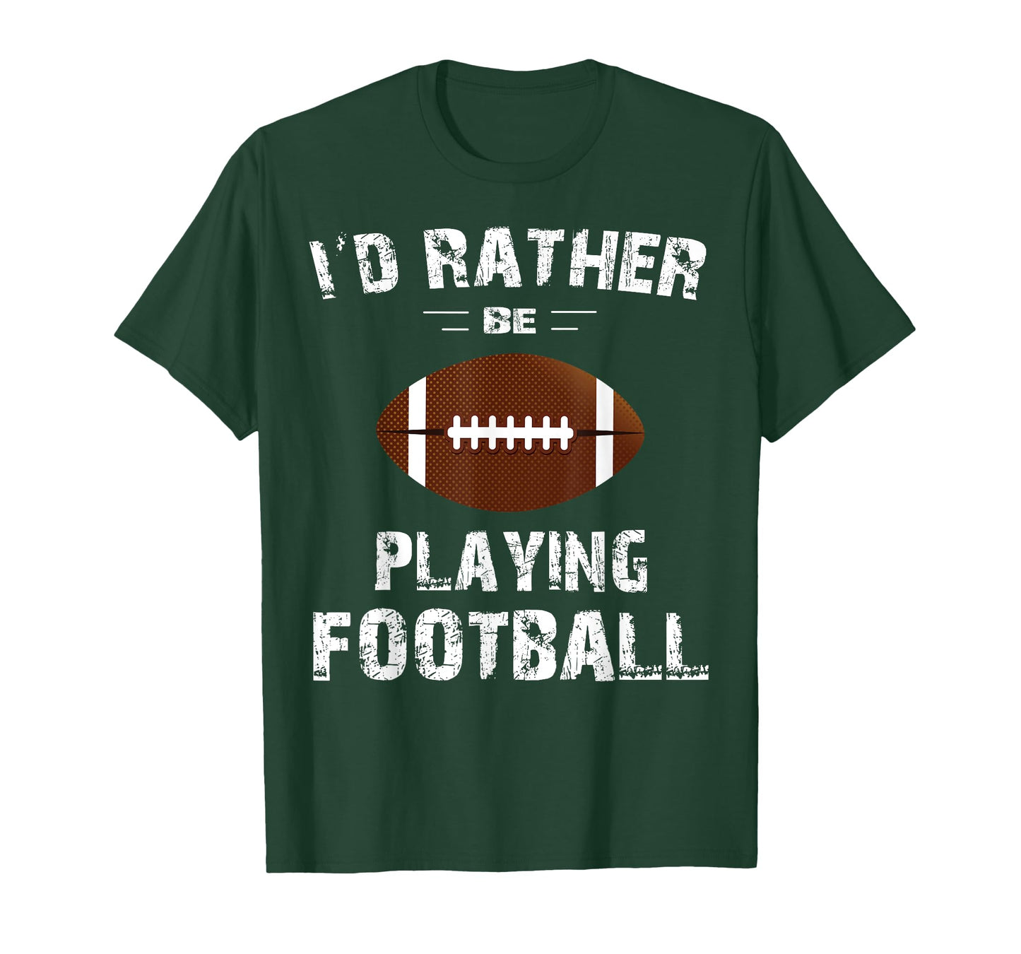 I'd Rather Be Playing Football Shirt Men, Boys, Kids T-Shirt