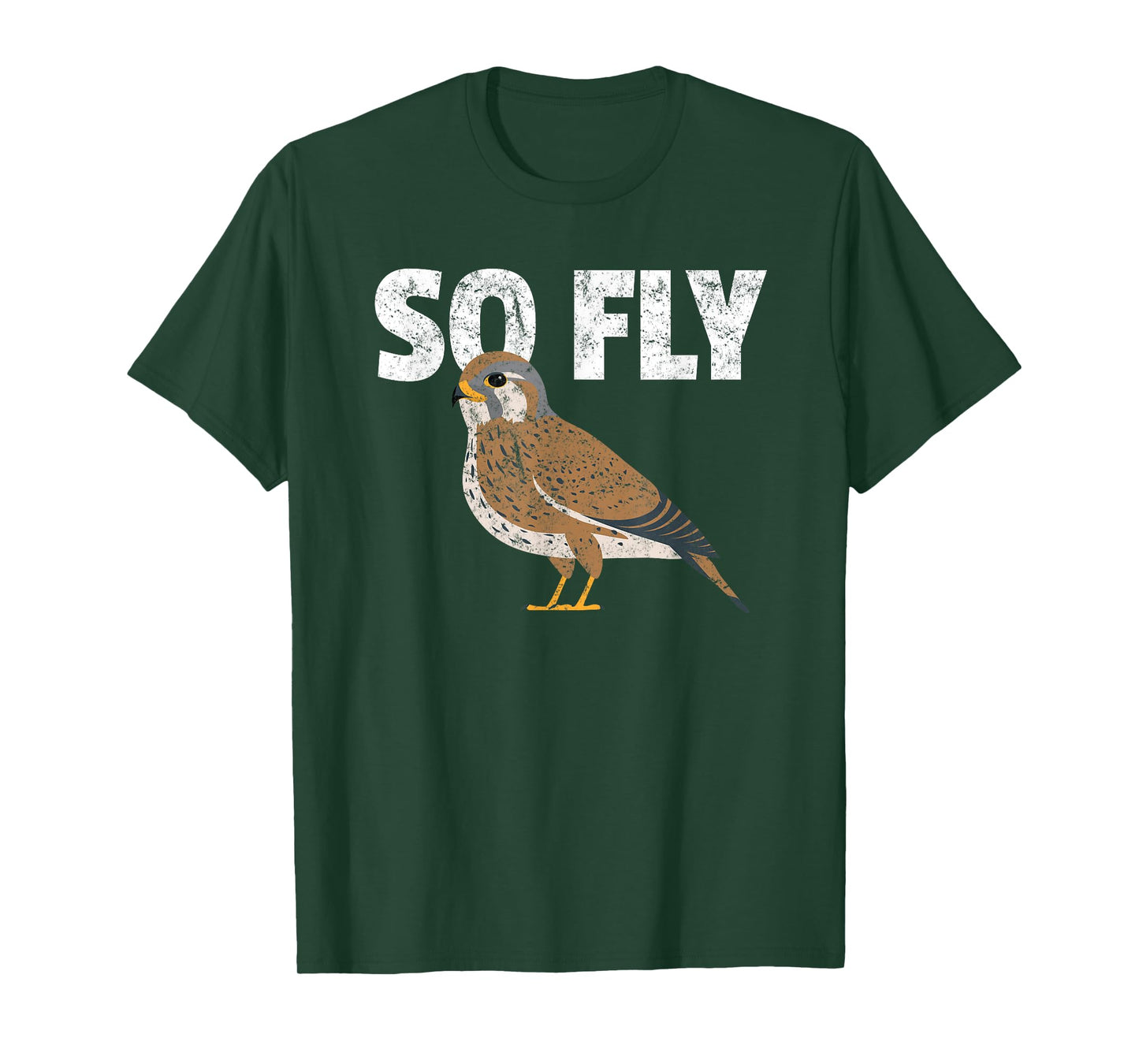 Kestrel, Falcon, Birdwatcher, Funny, So Fly T-Shirt