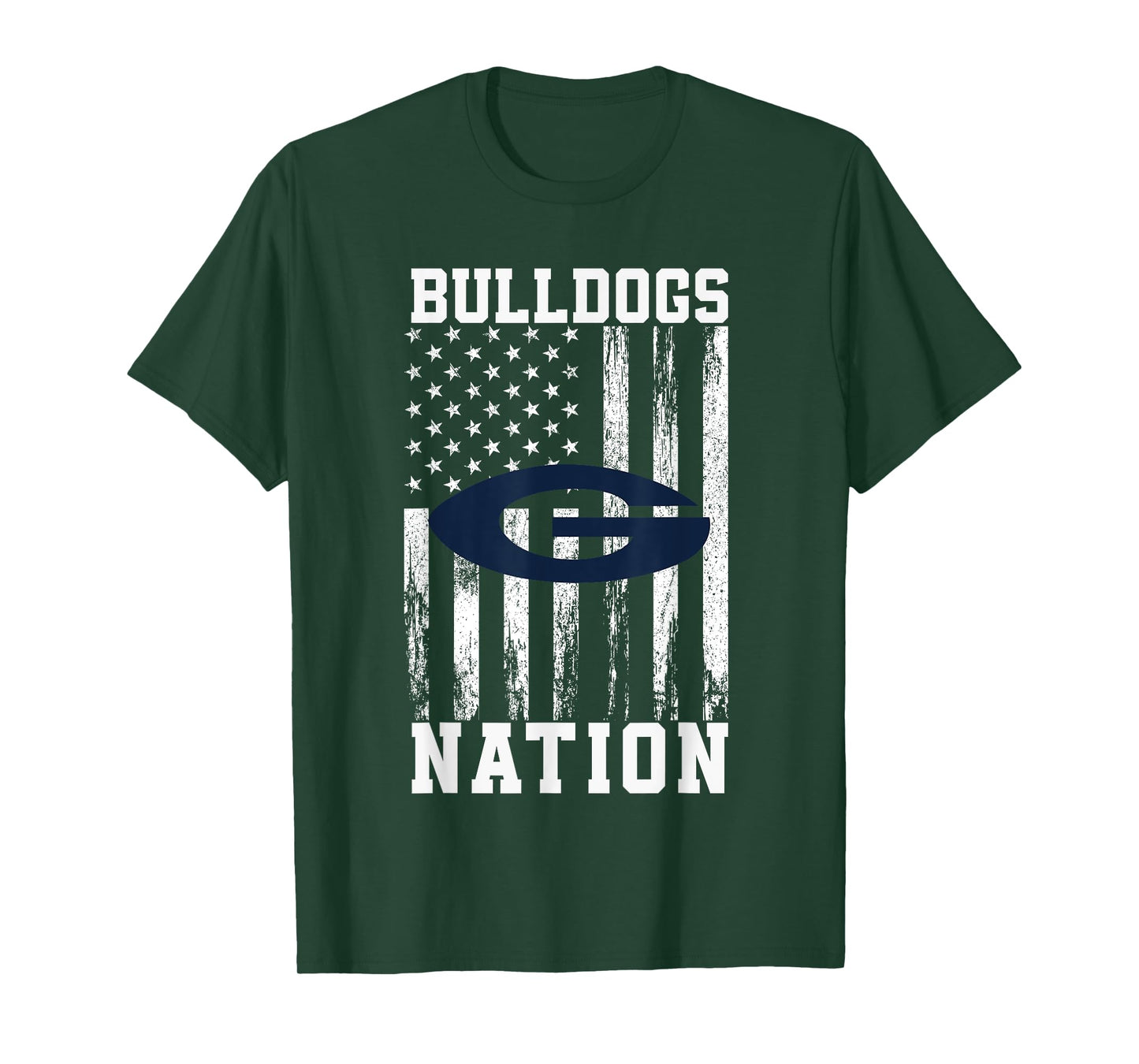Greenwood Bulldogs Logo Nation HS T-Shirt