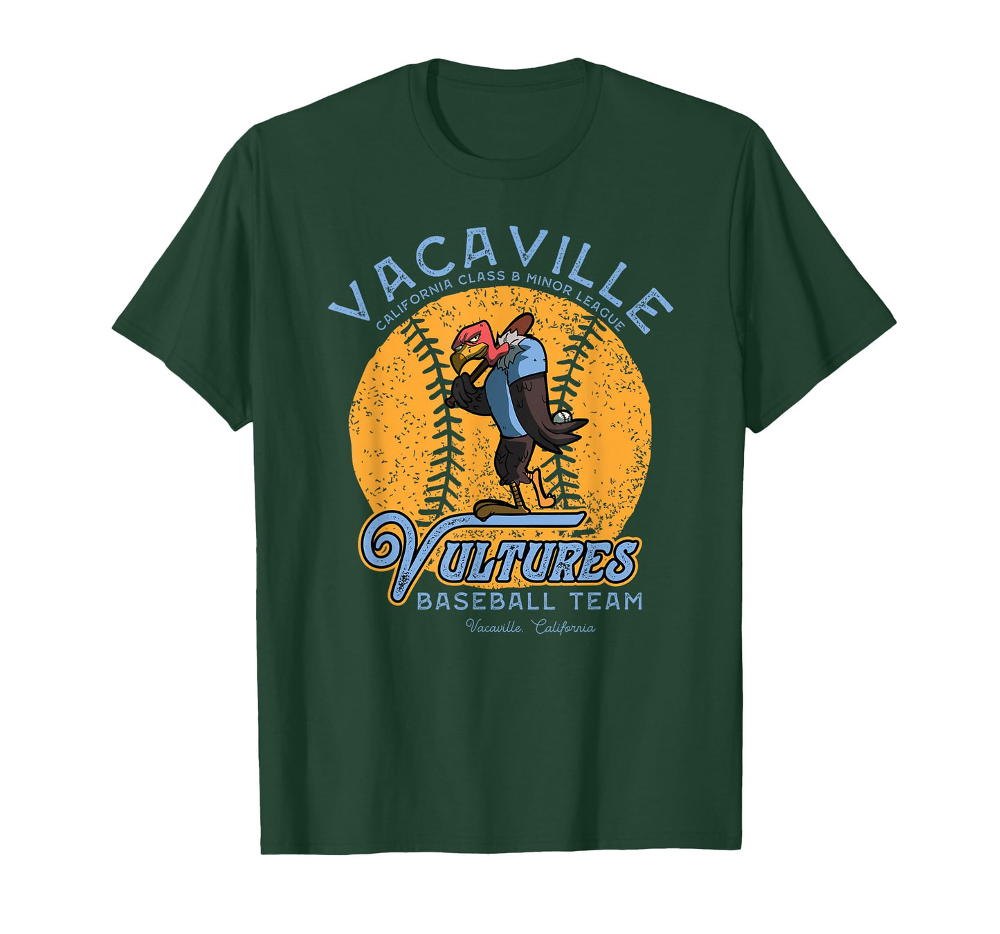 Vintage Vacaville Vultures Retro Minor League Baseball Team T-Shirt