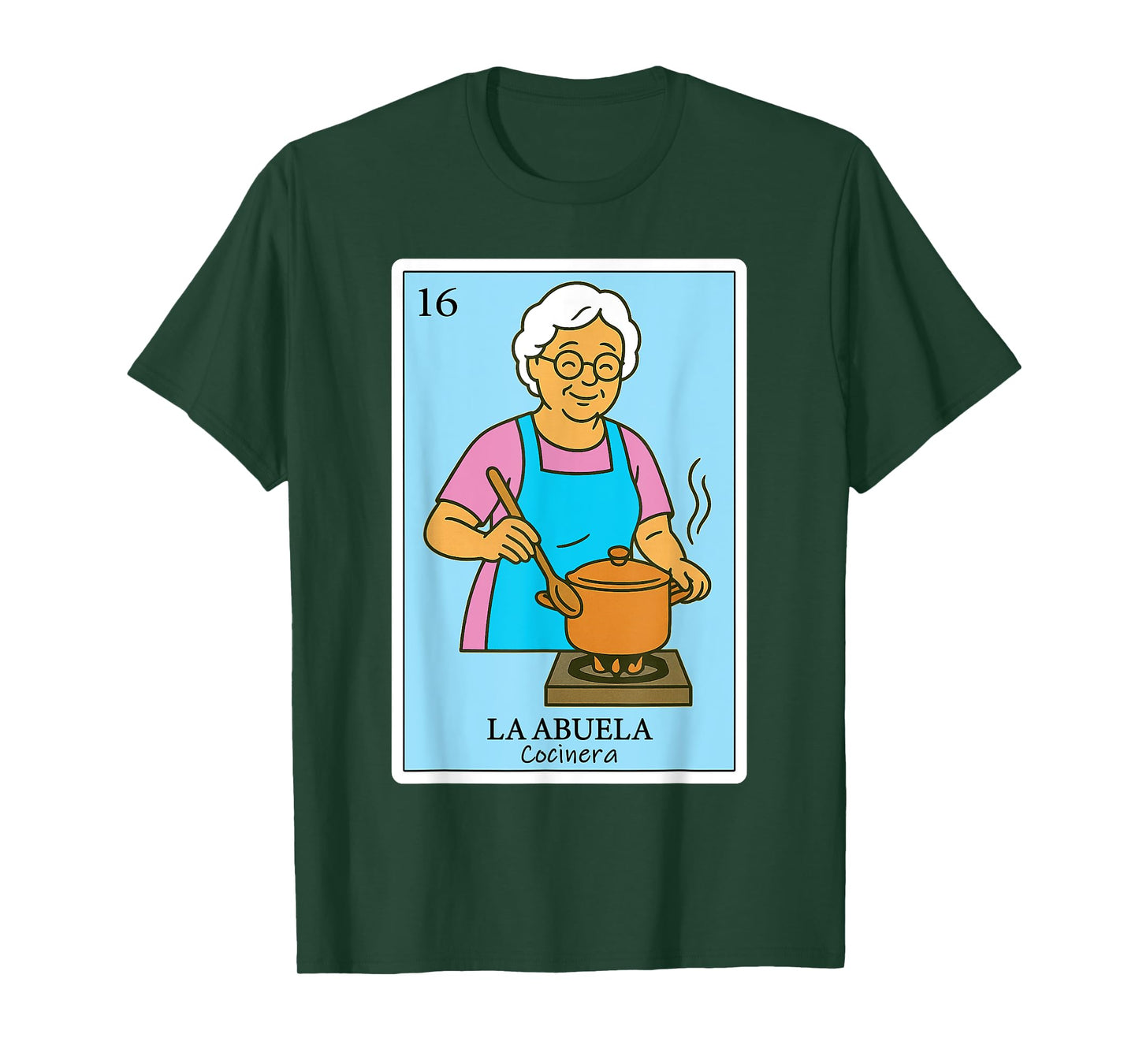 La Abuela Cocinera | Spanish-Mexican Bingo Gifts for Abuela T-Shirt