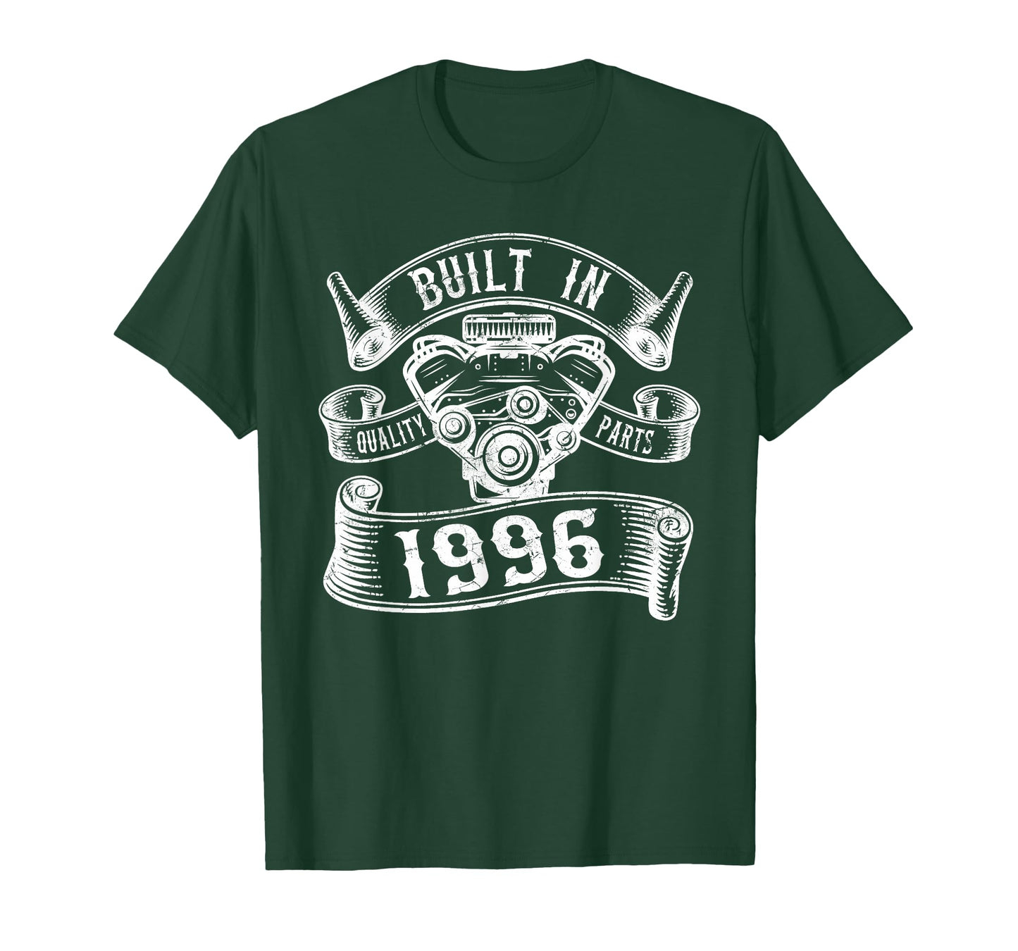 Vintage Built In 1996 Engine, Born in 1996 Gifts Birthday T-Shirt