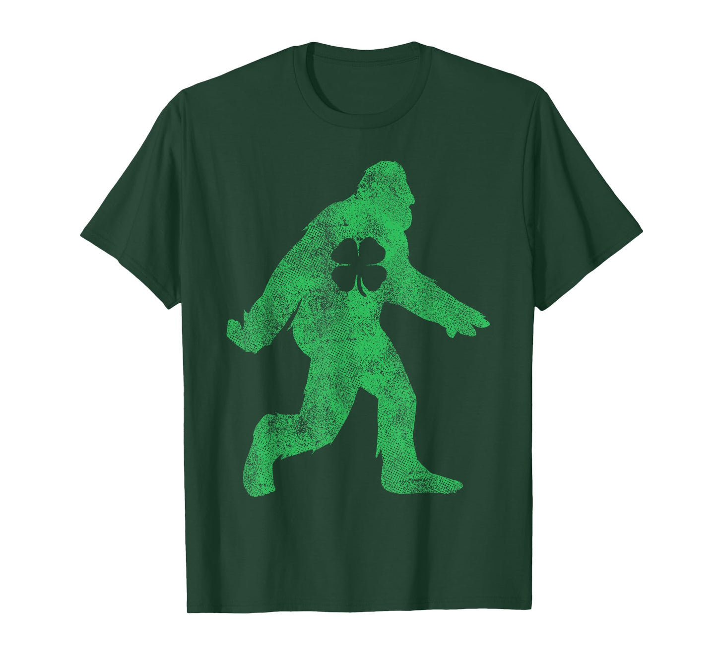 St Patricks Day Bigfoot Irish Sasqautch Saint Paddy's Gift T-Shirt