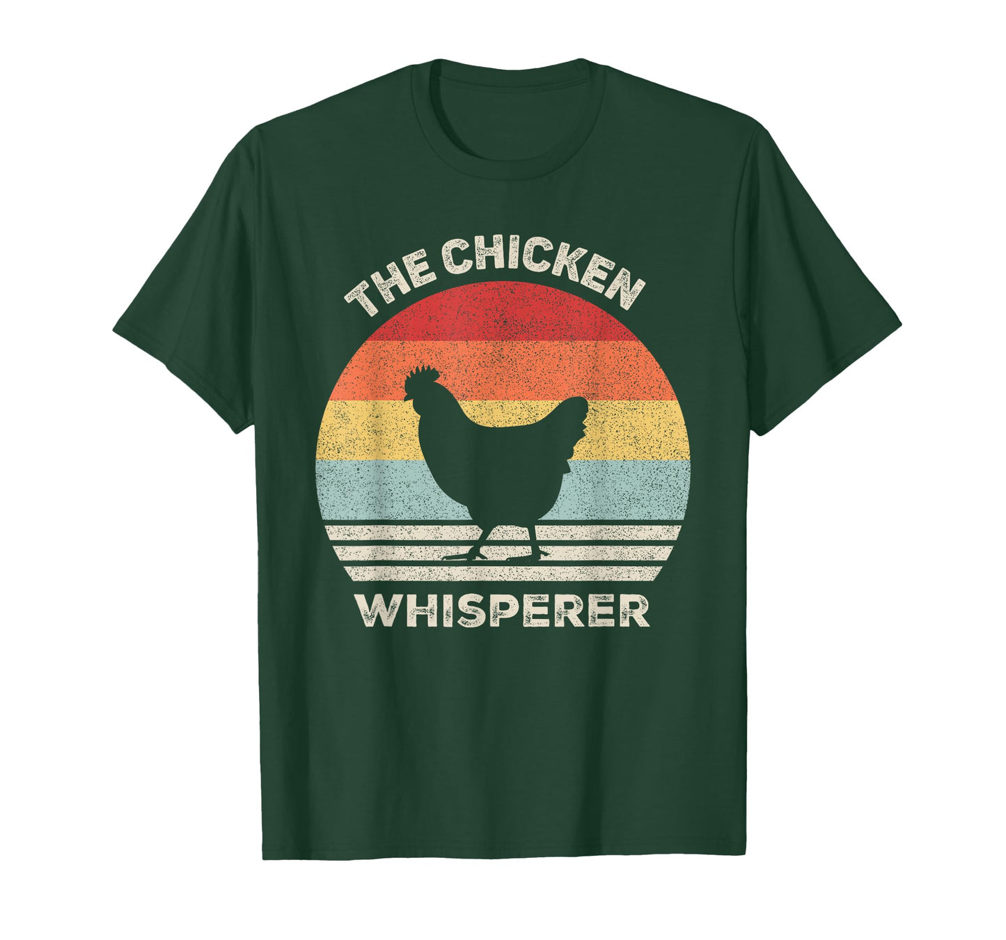 Retro The Chicken Whisperer Chicken Lover Chicken Farmer T-Shirt