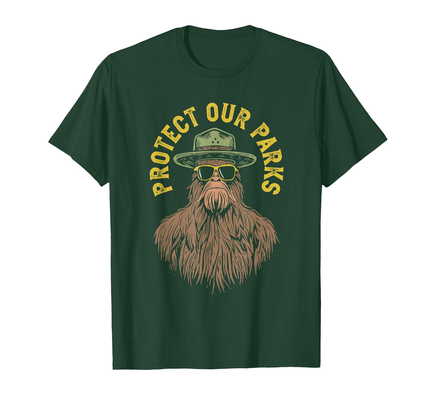 Protect Our Parks! Sasquatch Park Ranger Funny Bigfoot T-Shirt