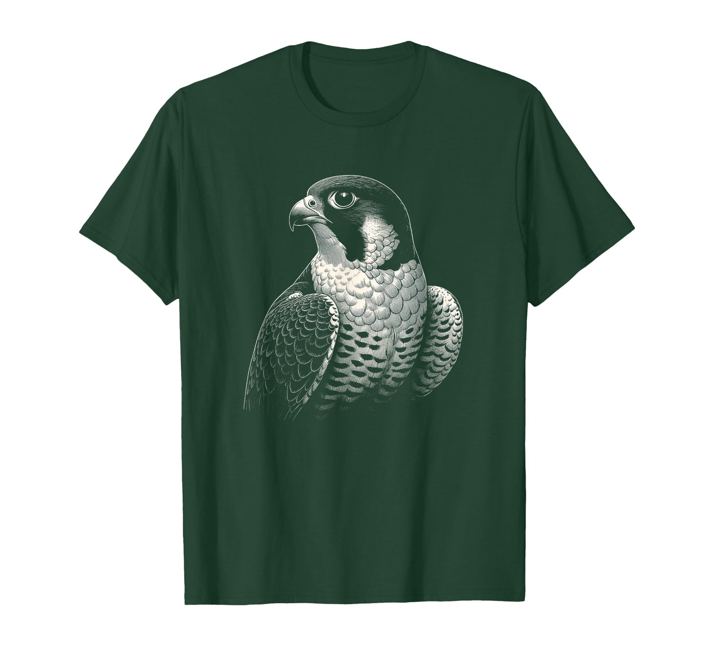Vintage Peregrine Falcon Bird Graphic Art Design T-Shirt
