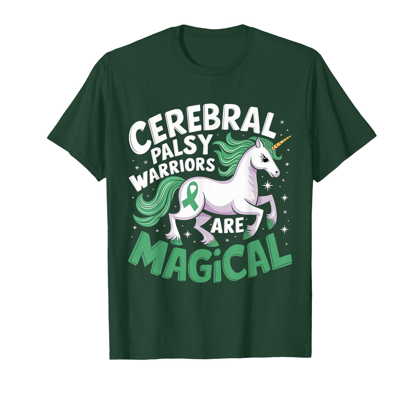 Cerebral Palsy Warriors Are Magical Cerebral Palsy CP Month T-Shirt