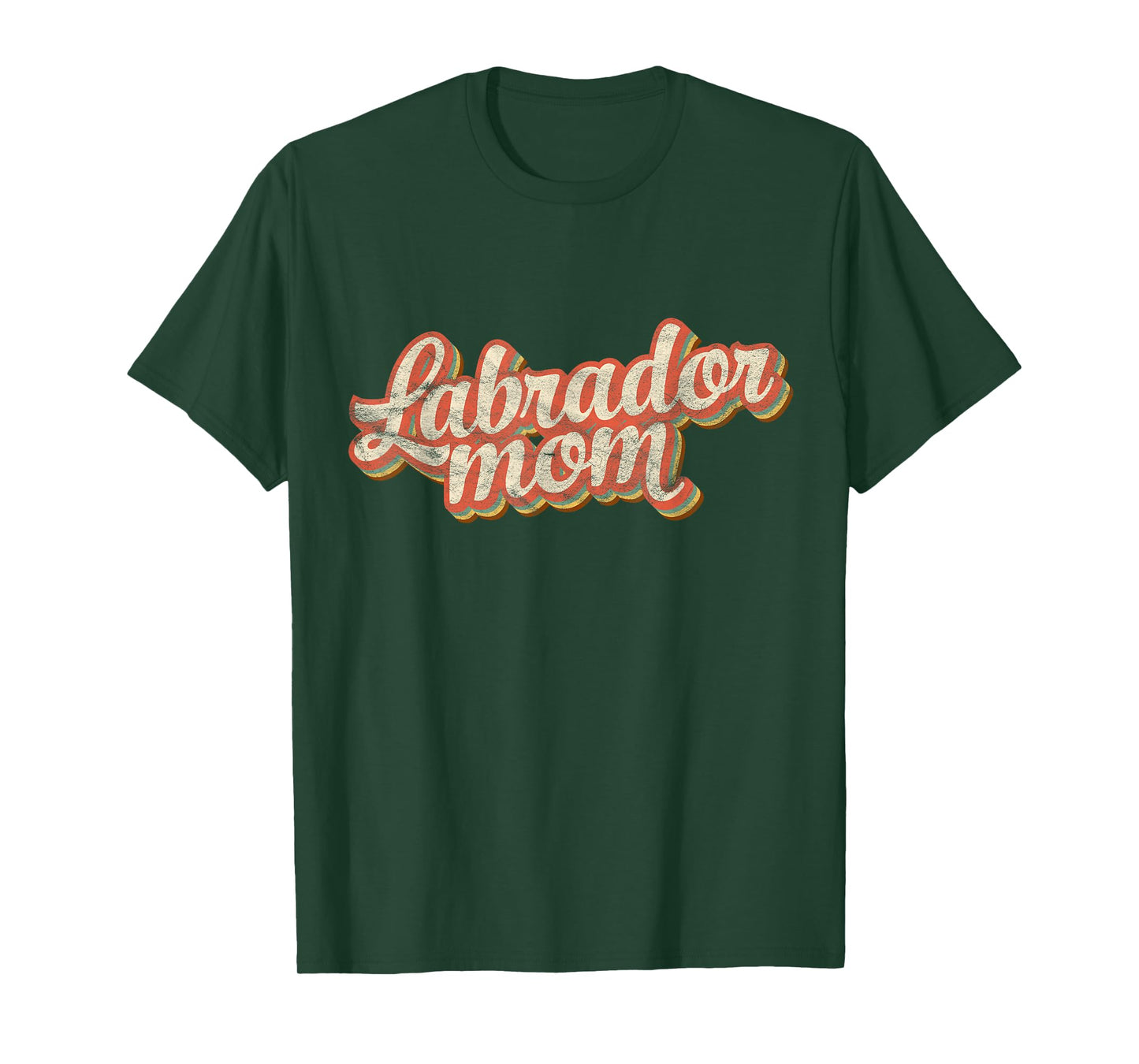 Vintage Labrador Mom Gift Dog Lover Golden Black Lab Mama T-Shirt for Men Women Kids